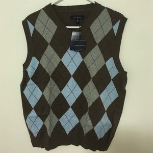 Men’s Club Room Argyle Sweater size medium